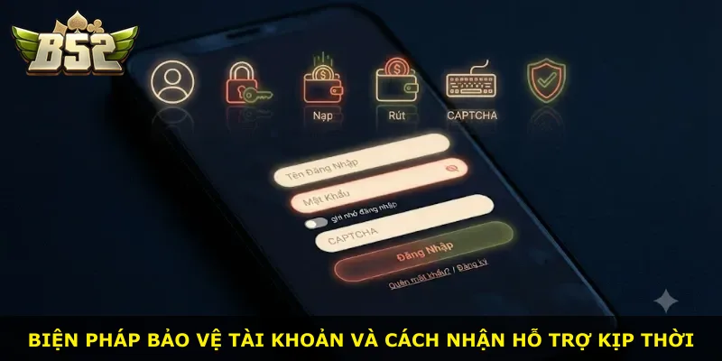 Biện pháp bảo vệ tài khoản và cách nhận hỗ trợ kịp thời