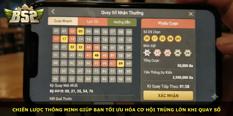 Chiến lược thông minh giúp bạn tối ưu hóa cơ hội trúng lớn khi quay số