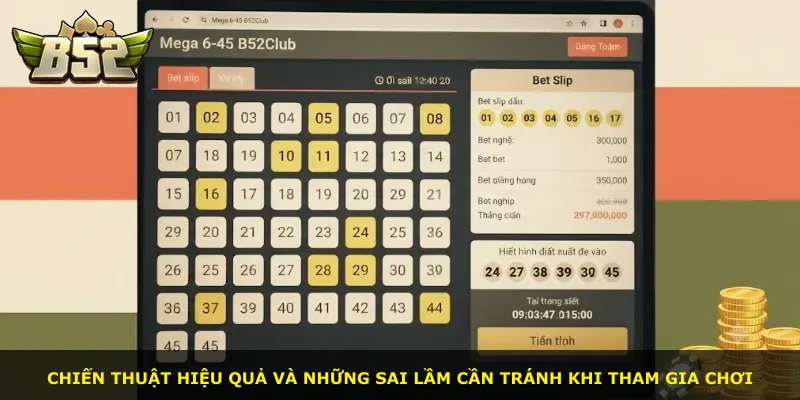 Chiến thuật hiệu quả và những sai lầm cần tránh khi tham gia chơi