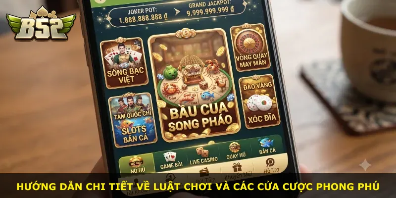 Hướng dẫn chi tiết về luật chơi và các cửa cược phong phú