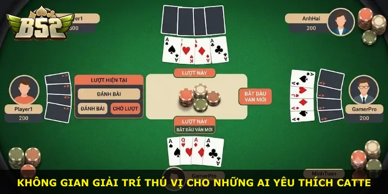 Không gian giải trí thú vị cho những ai yêu thích Catte