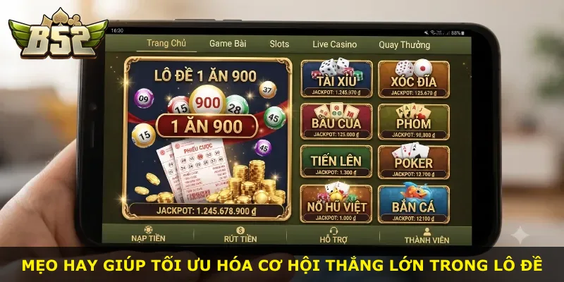 Mẹo hay giúp tối ưu hóa cơ hội thắng lớn trong lô đề