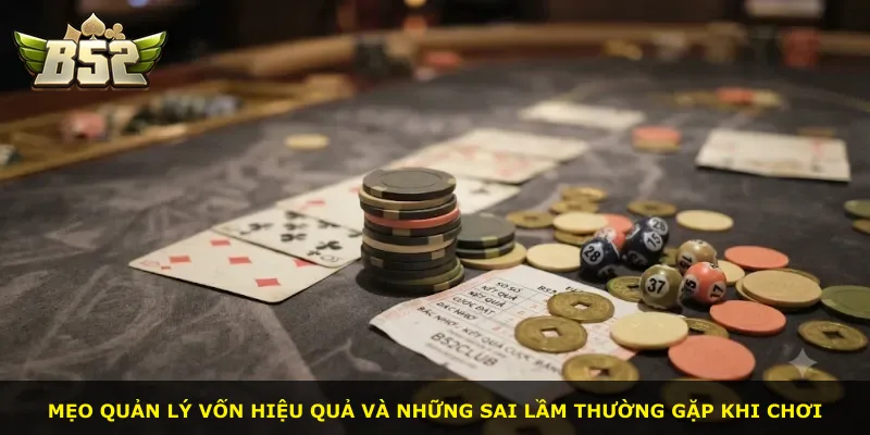 Mẹo quản lý vốn hiệu quả và những sai lầm thường gặp khi chơi