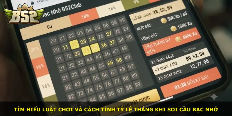 Tìm hiểu luật chơi và cách tính tỷ lệ thắng khi soi cầu bạc nhớ